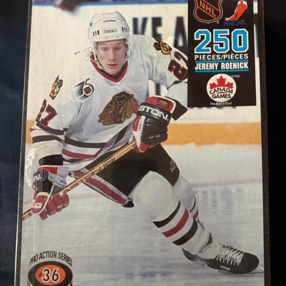 Jeremy Roenick CHICAGO BLACKHAWKS 250 Piece Puzzle